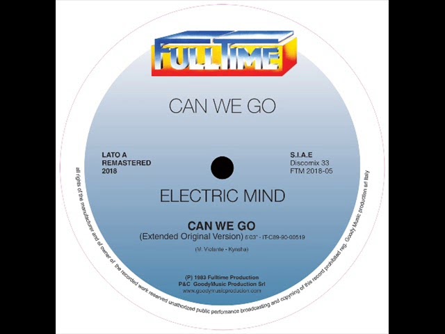 Electric Mind - Can we go (extended orig. vers.) REMASTERED 2018
