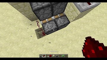 Minecraft - Redstone - Auto-Jump Flush Door