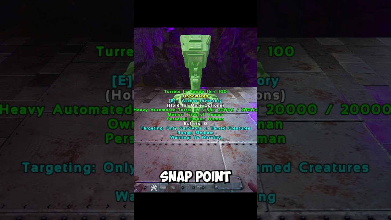 Ark Tips #13 (Floating Turrets / Batteries)