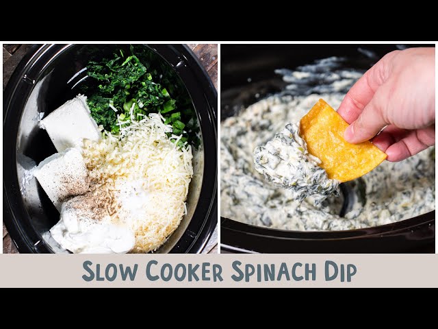 Crock-Pot Warm Spinach Dip + Video - Crock-Pot Ladies