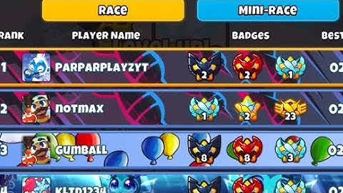 Btd6 Race Glacial Craters in 2:40.51