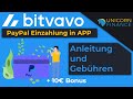 Bitvavo PayPal Einzahlung Anleitung in der App | Schnell Euro-Geld einzahlen Tutorial | Deutsch