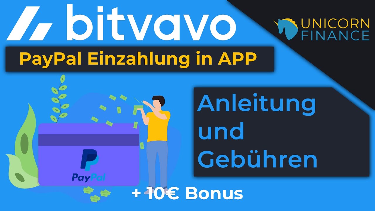 Bitvavo PayPal Einzahlung Anleitung in der App | Schnell Euro-Geld einzahlen  Tutorial | Deutsch - YouTube