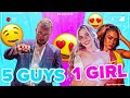 5 Guys Compete For 1 Girl