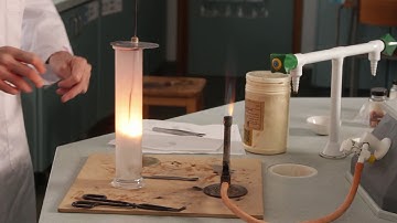 Burning metals in oxygen