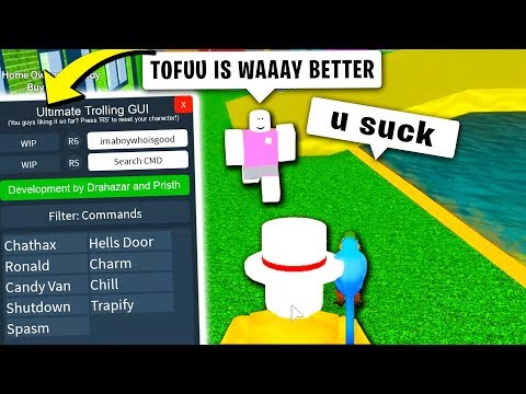 My Hater Joined So I Trolled Him With New Admin Commands Roblox Youtube - flamingo youtube roblox trolling gui