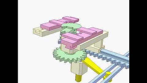 design concepts and mechanisms | Rack pinion mechanism 5480p