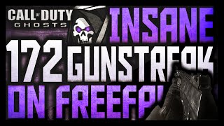 COD Ghosts: Worlds Highest Gunstreak In Domination! (172Gunstreak)