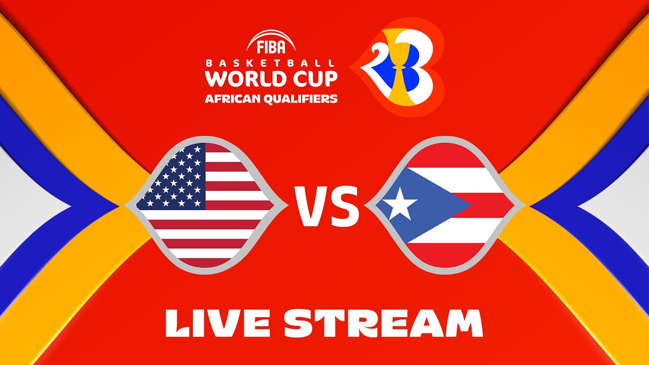 USA v Puerto Rico Full Basketball Game #FIBAWC 2023 Qualifiers