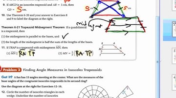 Geometry Section 6.6 - Trapezoids and Kites