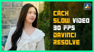 Slow Video 30FPS Davinci Resolve
