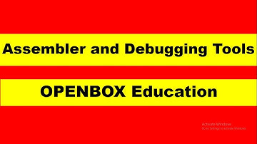 Assembly Language Program(ALP) Development Tools #OPENBOXEducation