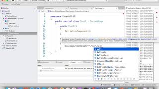 ٠٤١ شرح  Xamarin Forms باللغة العربية : DisplayActionSheet