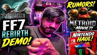 FF7 Rebirth Demo JUST Dropped! 😱 Nintendo Mail Call + Metroid Movie Rumors?! 👀🔥