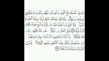 18 - سورة الكهف ٢٨-٢٩ - عبدالرحمن السديس