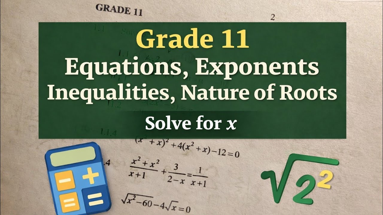 Grade 11 March Controlled Test 2026 |Part 2 (MATHSISAGAME is live!) 