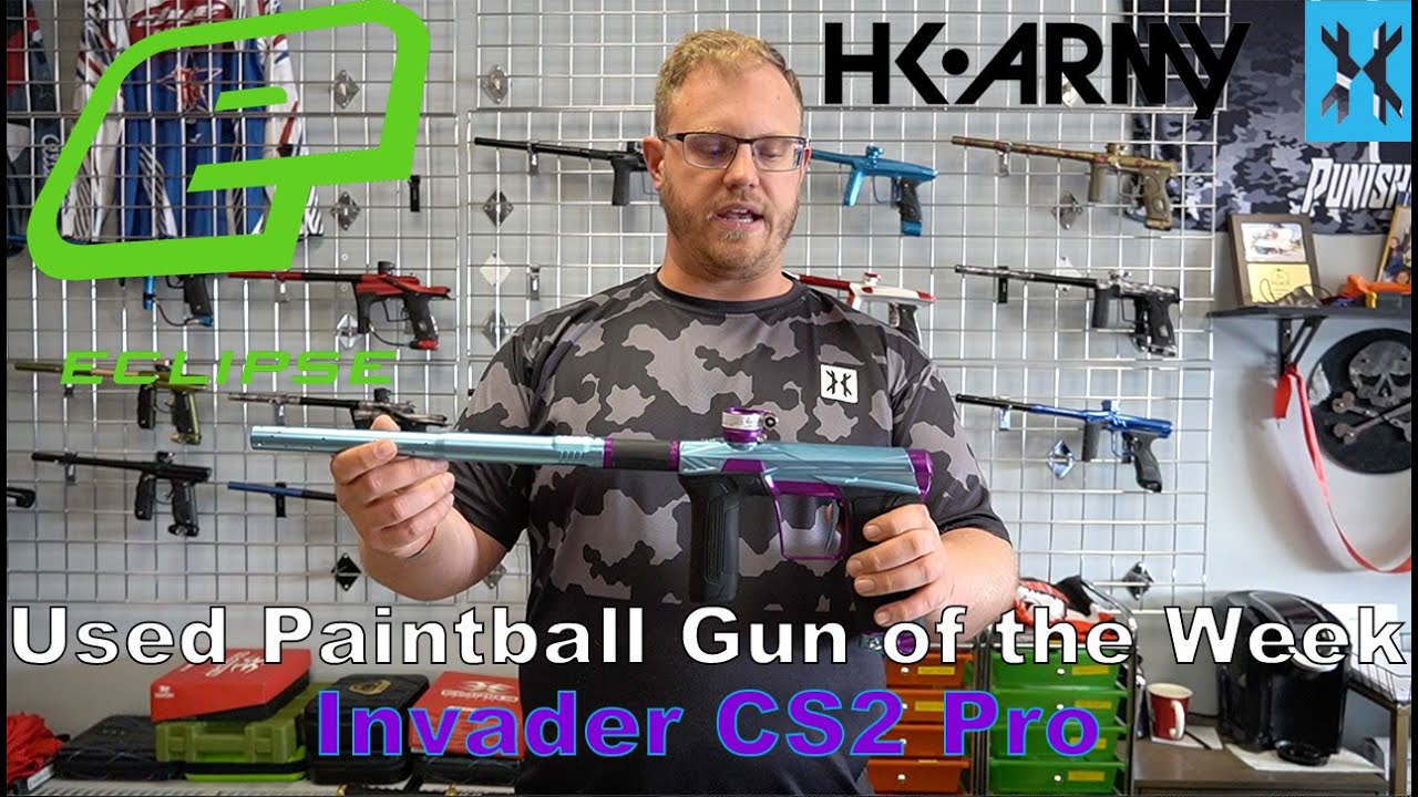 Used Paintball Gun Of The Week // HK Army Invader CS2 Pro YouTube