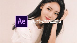 after effects circle transitions tutorial | #ELY