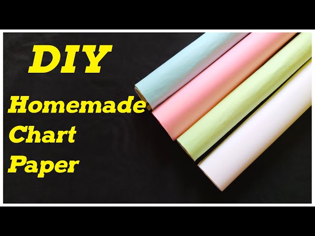 DIY Homemade Chart Paper, Simple way to make Chart Paper at home