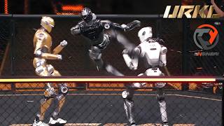 URKL Tour Challenge: Shanghai Round – 1-versus-2 humanoid robot combat
