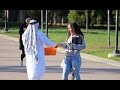 ARAB GUY GIVING OUT FREE HALLOWEEN CANDY!!