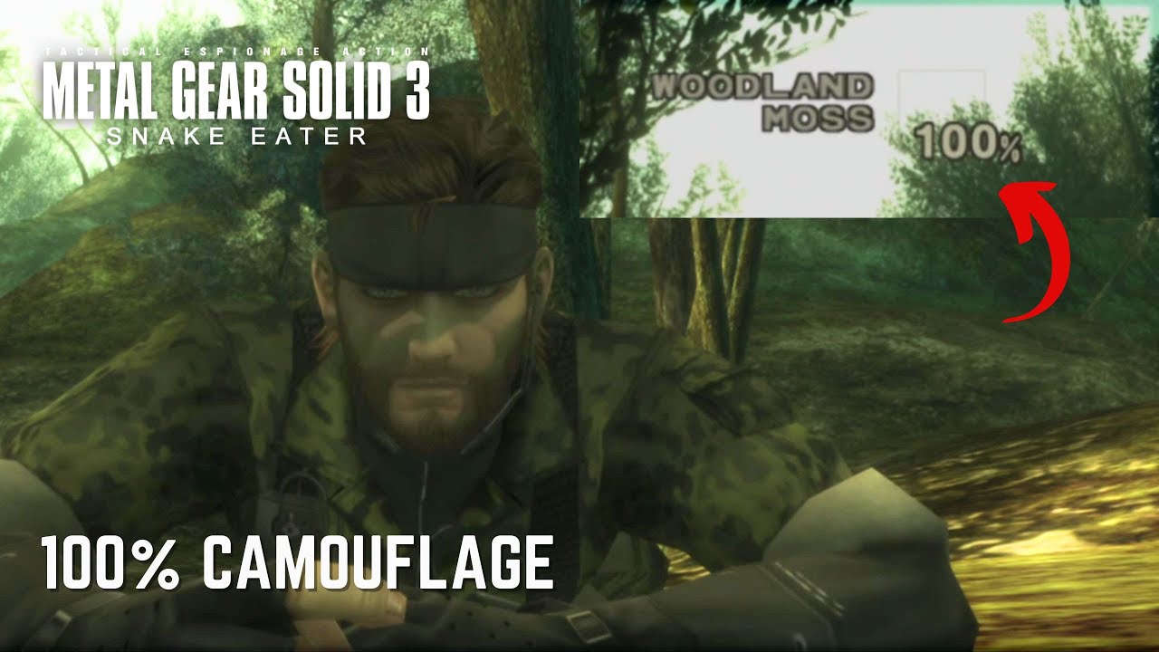 How to get 100% Camouflage? - Metal Gear Solid Master Collection