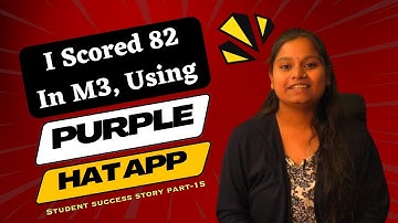 I Scored 82 in M3, Using Purple Hat App | Student Success Story Part-15 | #sppuexam #sppu