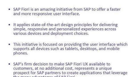 What is SAP Fiori Course, Career & Certification