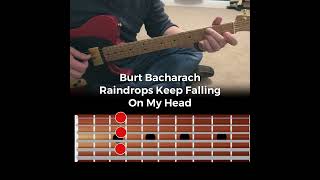 Burt Bacharach-Raindrops Keep Falling On My Head Electric Guitar Annotation