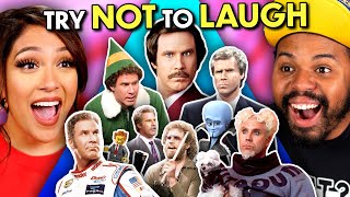 Adults Try Not To Laugh - Will Ferrell's Funniest Moments! (Step Brothers, SNL, Elf)