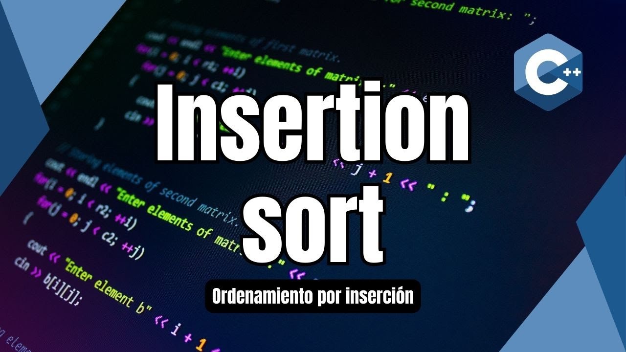 😵 INSERTION SORT 😵 - 📊 Curso de ESTRUCTURA DE DATOS 📊 - YouTube
