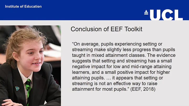 Lunch Hour Lecture: Impact of tracking school pupi...