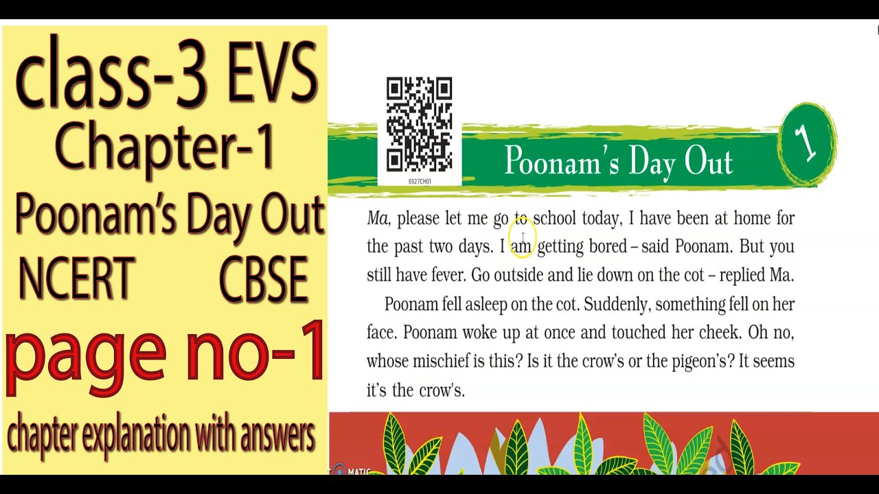 Poonam's Day Out class-3 | EVS | Page No-1 | full explanation with ...