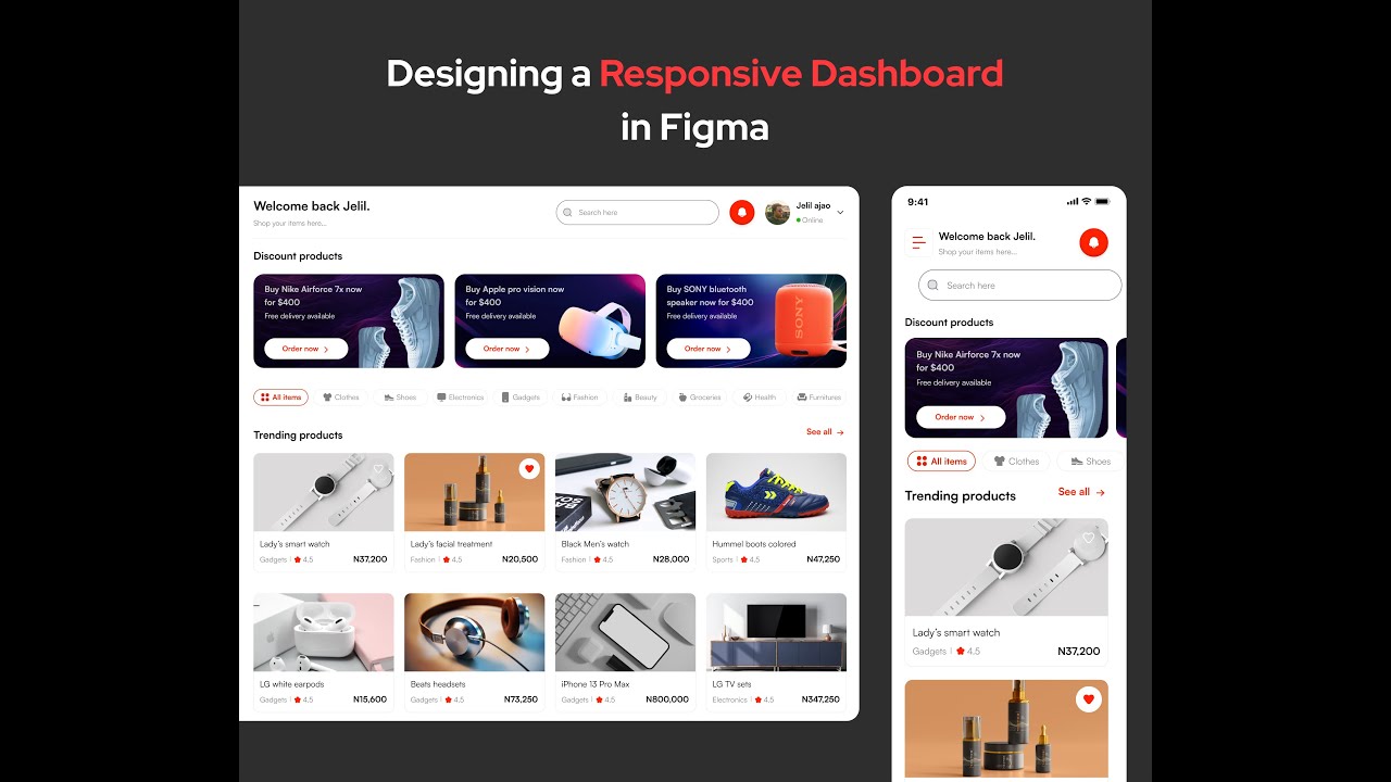 How to Design a Responsive Dashboard in Figma (Step-by-Step Tutorial ...