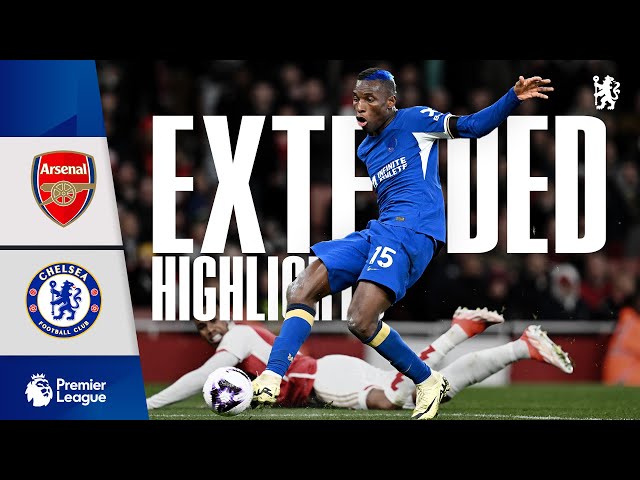 Arsenal 5-0 Chelsea | Highlights - EXTENDED | PL 23/24 class=