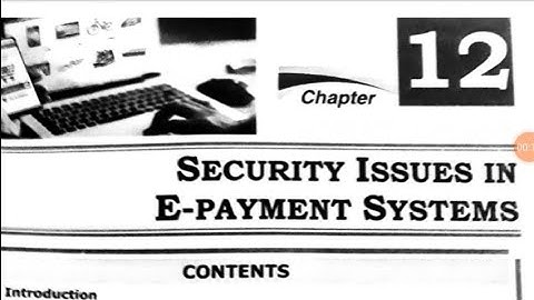 (Part-3) Security Issues in E-Payment Systems Bcom 2nd semester full explanation in hindi