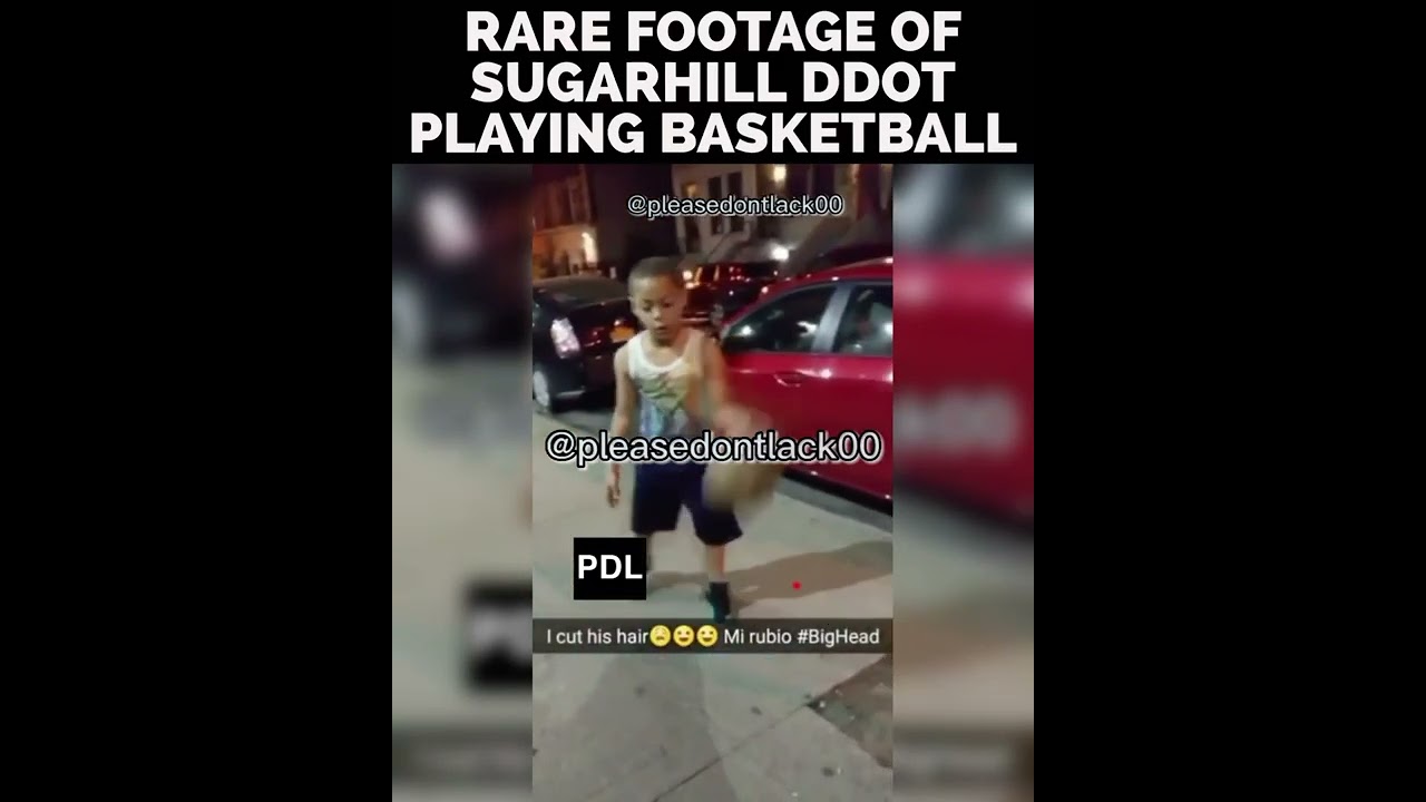 Rare footage of Sugarhill ddot playing basketball