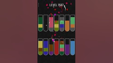 Water sort puzzle level 1567