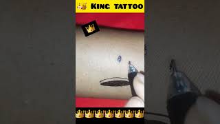 king का tattoo kaise banaye pen se king #viralshorts