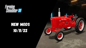 New Mods 10/11/22 - Farmall MV, Soy Drink Factory + More - Farming Simulator 22 XBOX