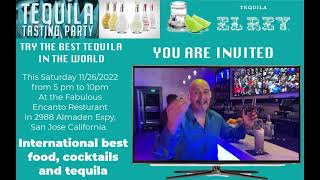 Tequila tasting party in Encanto Restaurant