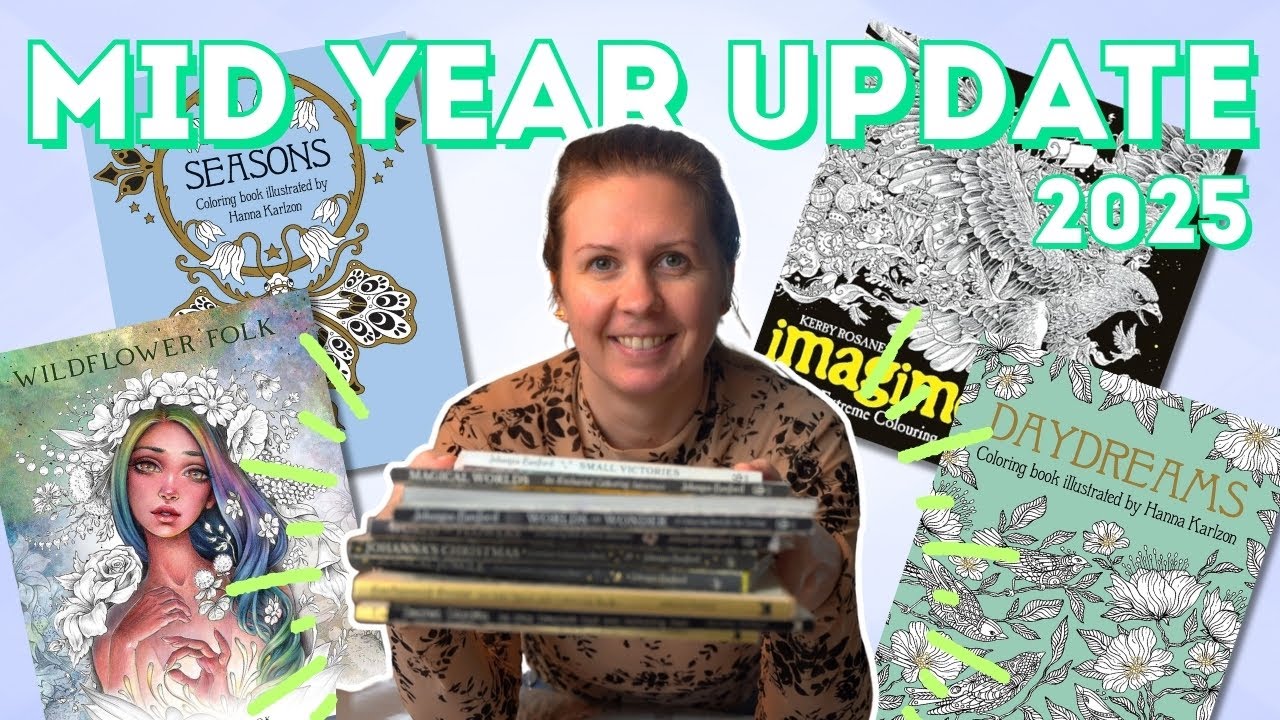 EVERYTHING I've Colored in 2025 (so far) 😅 HUGE Coloring Update!