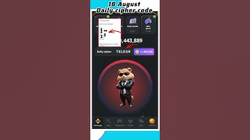 18 August daily cipher code,🐹💯 #hamsterkombat #dailycipher