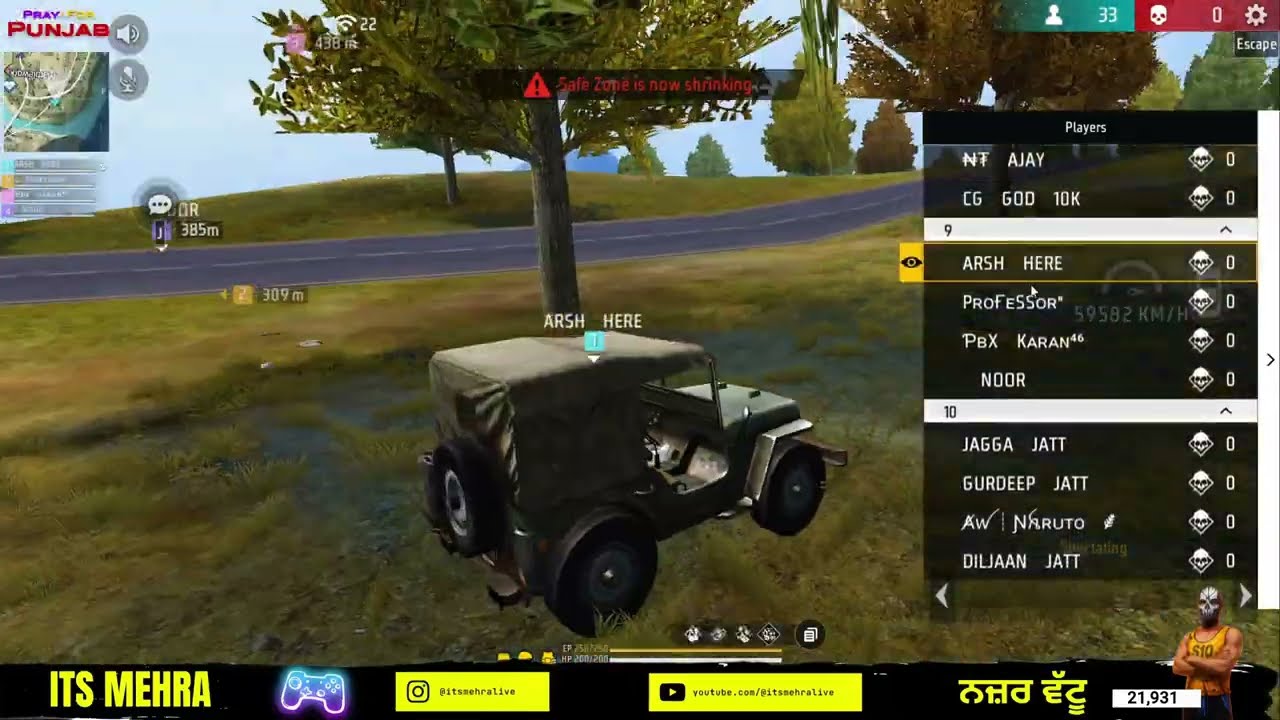 Free Fire Tournament ₹11,000 Day 1 Group A ,Match 2 Punjabi Commentary its Mehra🔥