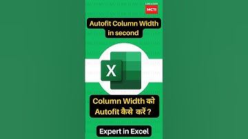 Autofit Column Width #youtubeshorts #excel #advanceexcel #exceltips #exceltech #edit #shorts #short