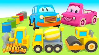 Çizgi Film Akıllı Arabalar. İş Arabaları Ve Renkler Çocuklar Için Eğitici Dizi Türkçe Izle