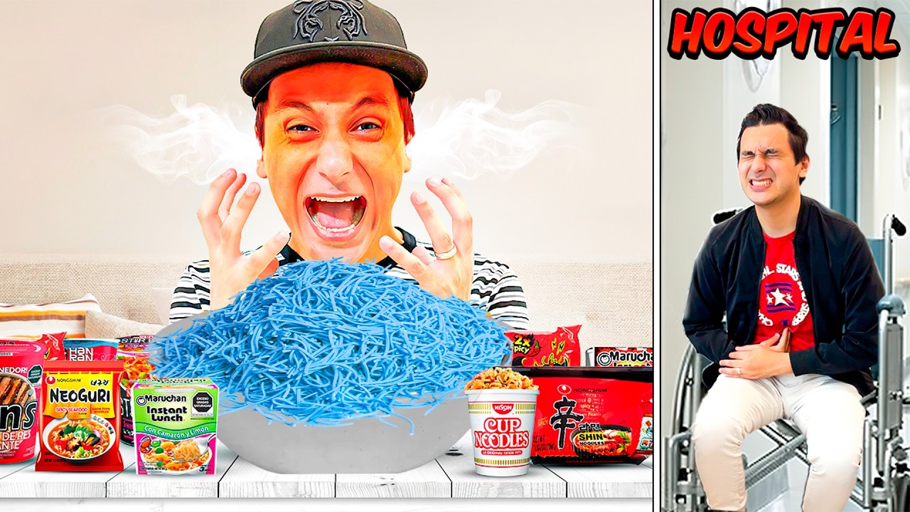 MEZCLAMOS TODAS LAS SOPAS INSTANTÁNEAS del SUPERMERCADO y ME MANDA AL HOSPITAL por GASTRITIS...