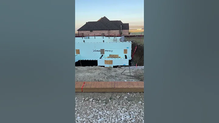 Craftsman ICF home!  Pumping the basement walls.