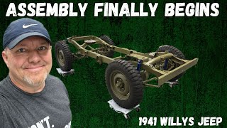 Assembly Begins!  1941 Willys MB Ep 13