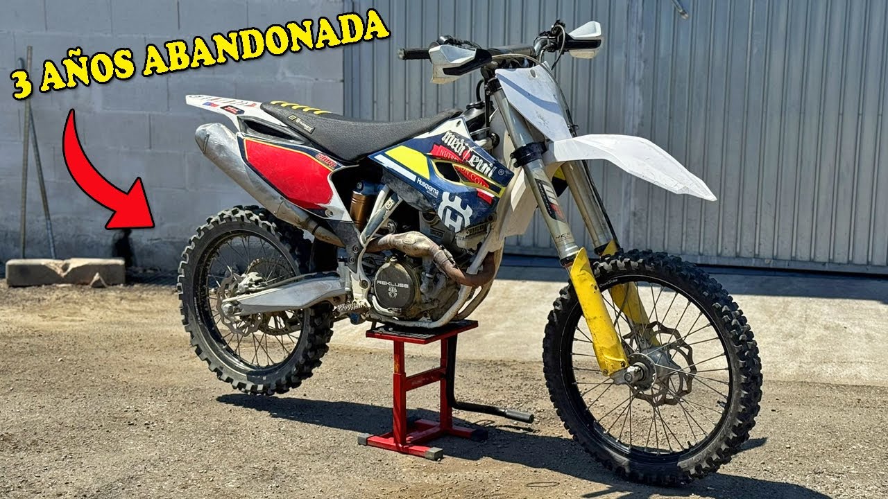 RESCATO una MOTOCROSS ABANDONADA | Husqvarna FC250